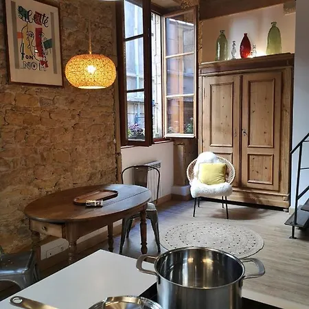Ferienwohnung Authentic Loft With Mezzanine & Exposed Stones Heart Of Lyon Exterior foto