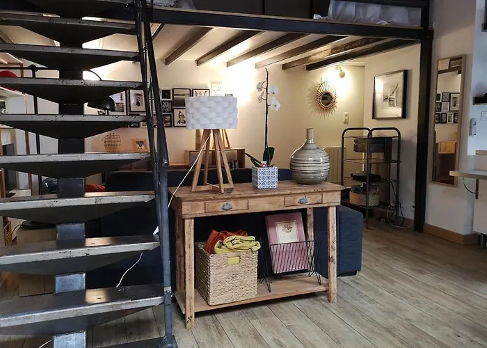 Authentic Loft With Mezzanine & Exposed Stones Heart Of Lyon
