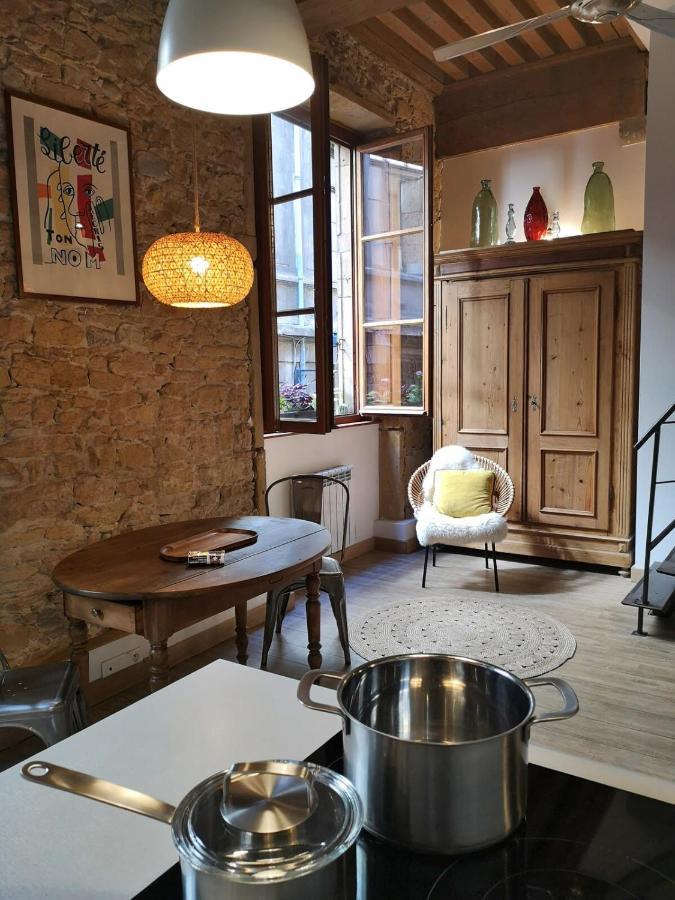 Apartment Authentic Loft With Mezzanine & Exposed Stones Heart Of Lyon